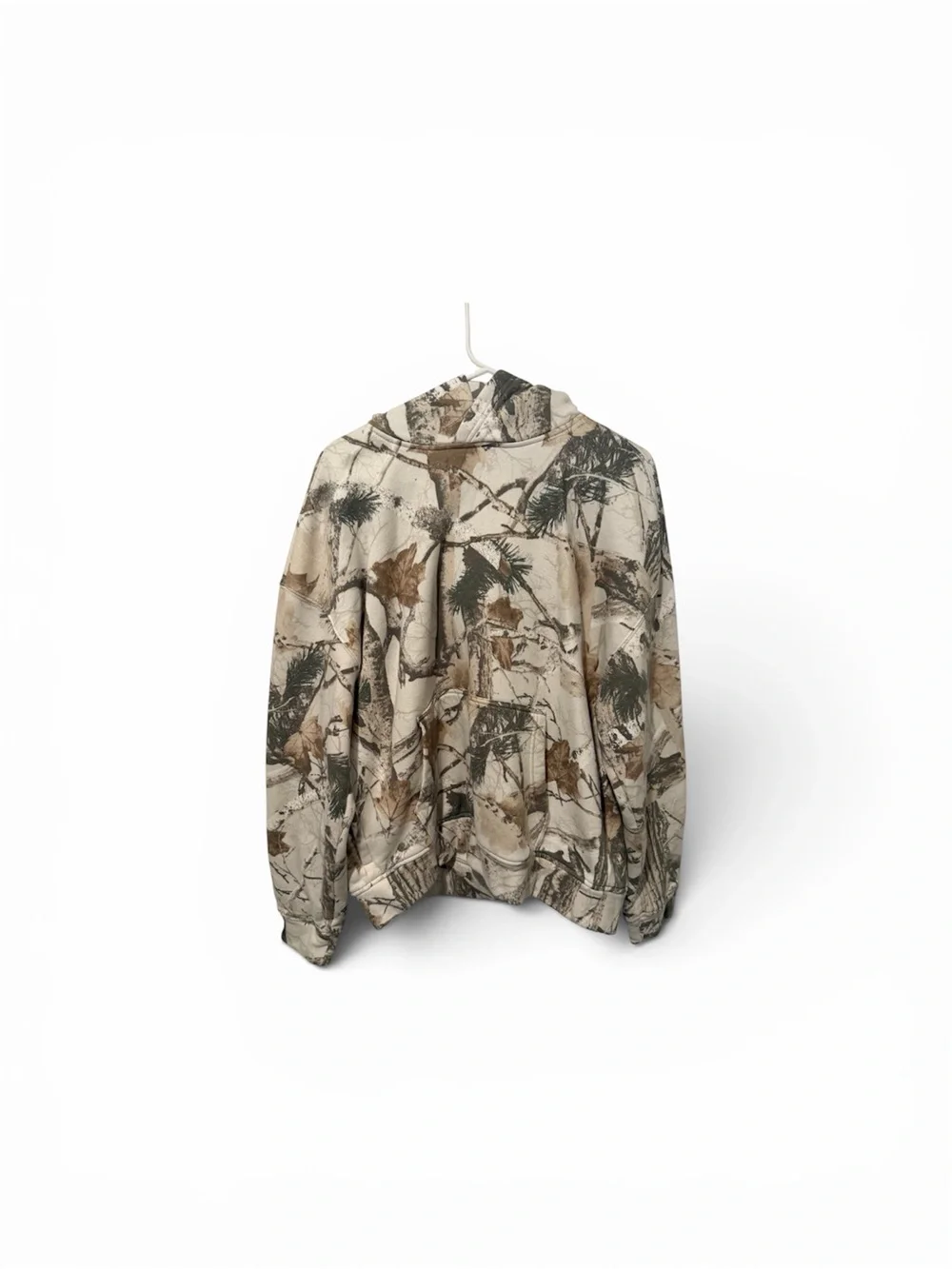 Hollister White and Brown Camo Boxy Hoodie- Medium - Picture 2 of 5